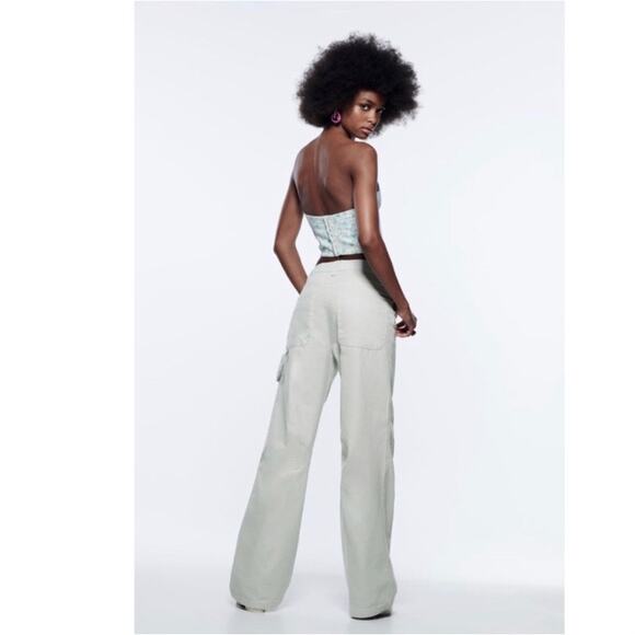 Zara Relaxed Fit Utility Jeans - Picture 16 of 16